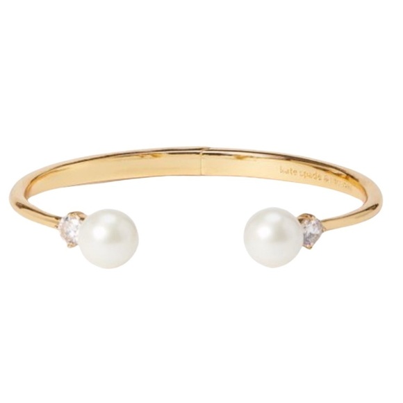 KATE SPADE • Pearls of Wisdom Cuff Bracelet - Picture 1 of 4